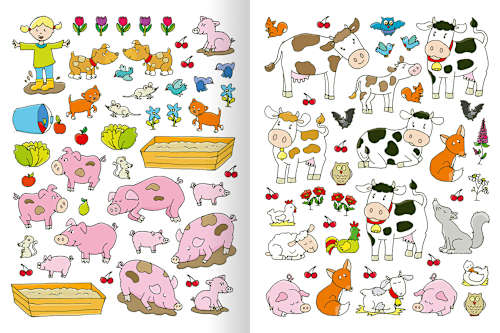 Erstes Stickern Bauernhof Ars Edition