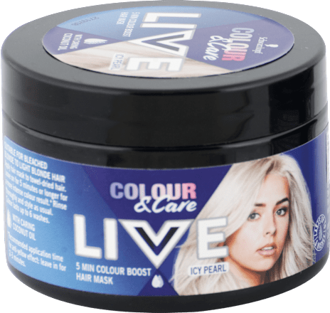 Farbiaca maska na vlasy Colour & Care Icy Pearl Schwarzkopf LIVE