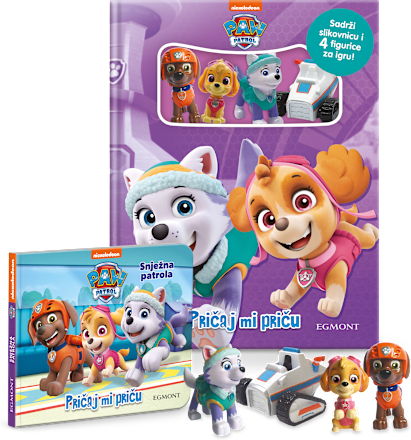 Paw Patrol slikovnica Pričaj mi priču + figurice EGMONT