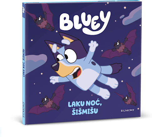 Bluey slikovnica Laku Noć Šišmišu EGMONT