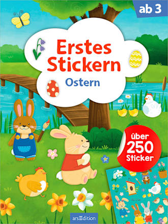 Kinderbuch Erstes Stickern Ostern  Ars Edition