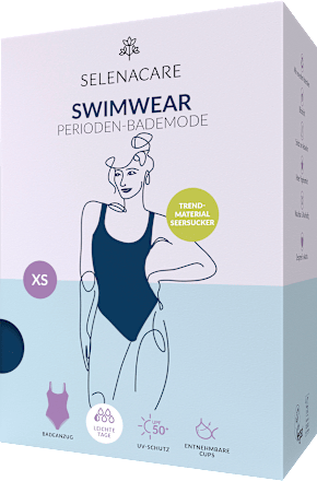 Periodenunterwäsche Badeanzug Sailor Blue, Gr. XS SELENACARE