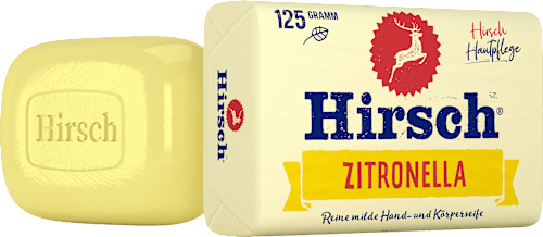 Stückseife Zitronella Hirsch