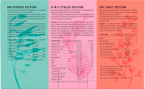 Set Frauen Balance Edition (3x60 St) get your well being BY BIOGENA
