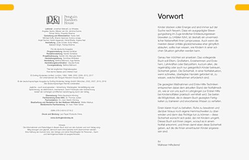 Erste Hilfe für Babys und Kinder Dorling Kindersley