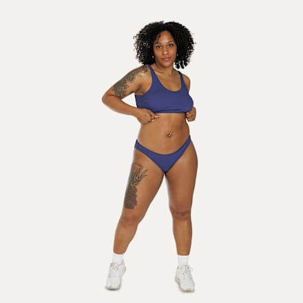 Periodenunterwäsche Bikini-Slip Sailor Blue, Gr. L SELENACARE