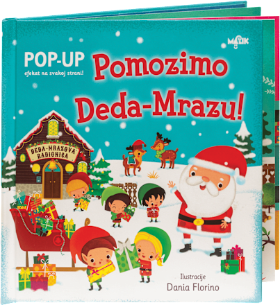 Pomozimo Deda-Mrazu Pop-Up knjiga  MALIK