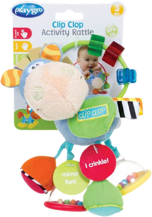 Clip Clop zvečka za bebe, 3+ mj. Playgro