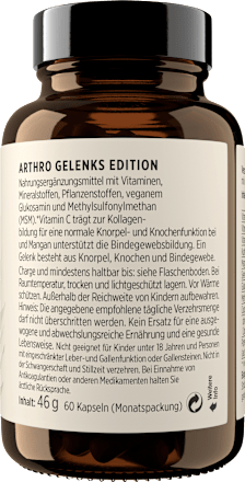 Arthro Gelenks Edition Kapseln 60 St get your well being BY BIOGENA