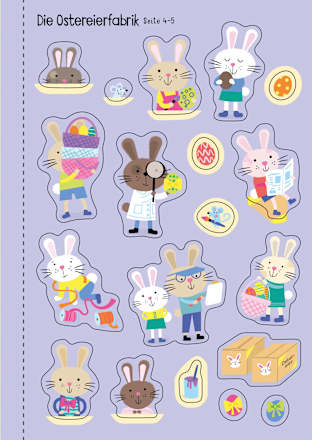 Stickerbuch Die Häschen feiern Ostern Usborne