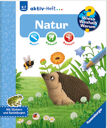 Aktiv-Heft Natur Kinder Wieso? Weshalb? Warum? Ravensburger