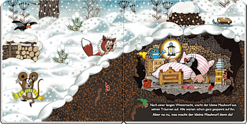 Der kleine Maulwurf - Mein erstes Winterspielbuch Usborne