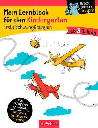 Mein Lernblock für den Kindergarten Erste Schwungübungen Ars Edition