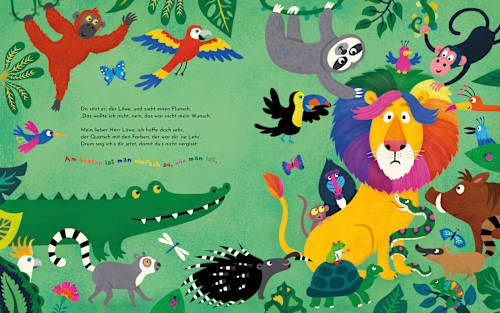 Kinderbuch Herr Löwe trägt heut´ bunt Dekorieren & Einrichten