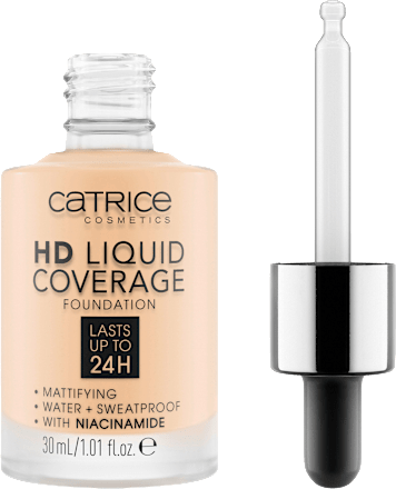 Foundation HD Liquid Coverage 002 Porcelain Beige CATRICE