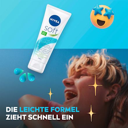 Feuchtigkeitscreme soft in der Tube NIVEA