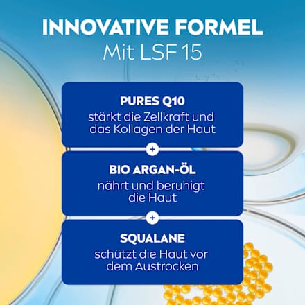 Anti Falten Gesichtscreme Q10 extra reichhaltig LSF 15 NIVEA
