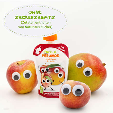 Quetschie Apfel, Mango & Pfirsich ab 1 Jahr Freche Freunde