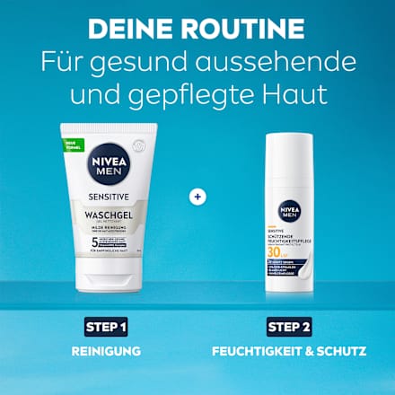 Feuchtigkeitscreme sensitive LSF 30 NIVEA MEN