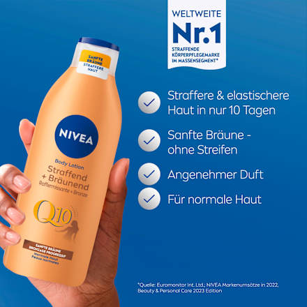 Bodylotion Q10 straffend & bräunend NIVEA