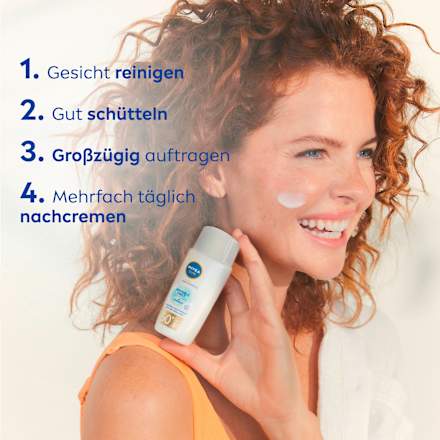 Sonnenfluid Gesicht invisible daily LSF 50+ NIVEA SUN