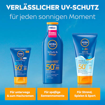 Sonnenmilch Kids Schutz & Pflege LSF 50 NIVEA SUN