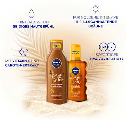 Sonnenmilch tropical bronze LSF 6 NIVEA SUN