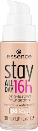 Foundation Stay All Day 16h Long-Lasting 08 Soft Vanilla essence