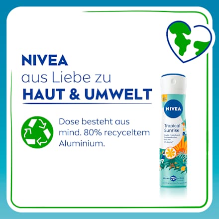 Antitranspirant Deospray Tropical Sunrise NIVEA
