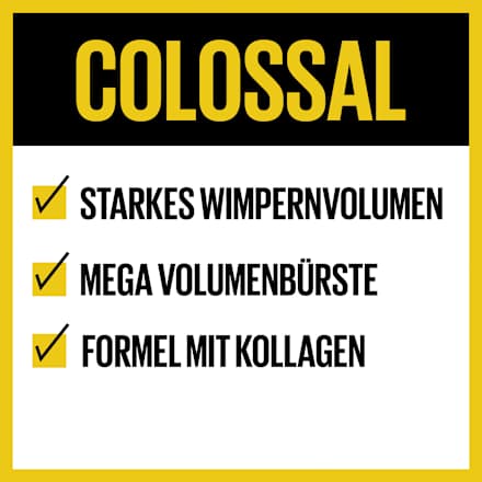 Mascara Volume Express Colossal 01 Black MAYBELLINE NEW YORK