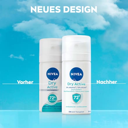 Antitranspirant Deospray Dry Active, Reisegröße NIVEA