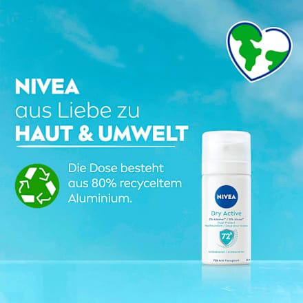 Antitranspirant Deospray Dry Active, Reisegröße NIVEA