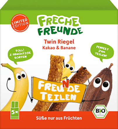 Fruchtriegel Kakao & Banane (5x23 g) Freche Freunde