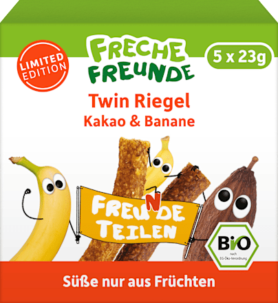 Fruchtriegel Kakao & Banane (5x23 g) Freche Freunde