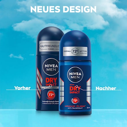 Antitranspirant Deo Roll-on Dry Impact (6x50 ml) NIVEA MEN