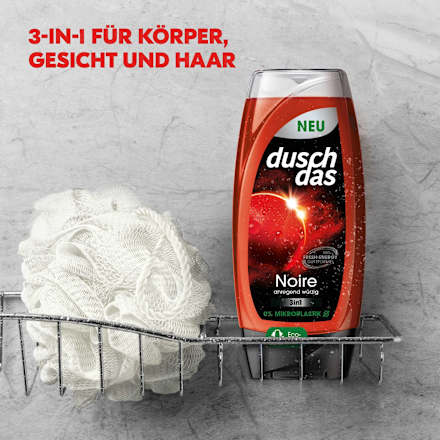 Duschgel Men Noire 3in1 duschdas