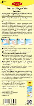 Fliegenfalle Fenster  Aeroxon