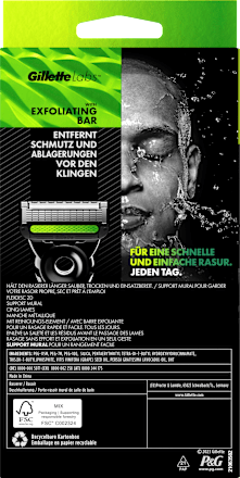 Rasierer mit Klinge + Wandhalterung Gillette