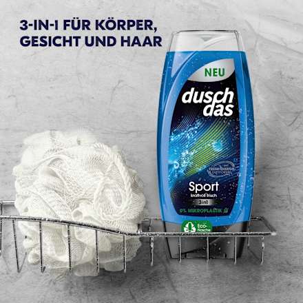 Duschgel Men Sport 3in1 duschdas