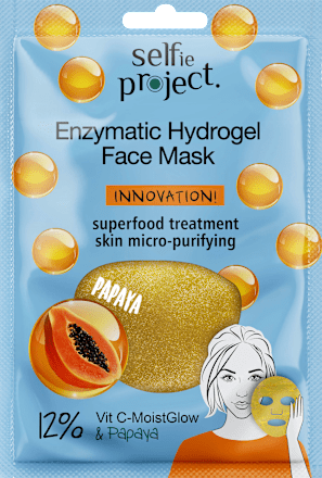 Tuchmaske Hydrogel Papaya Selfie Project