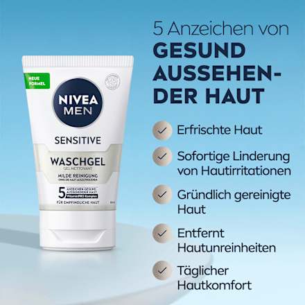 Waschgel sensitive NIVEA MEN