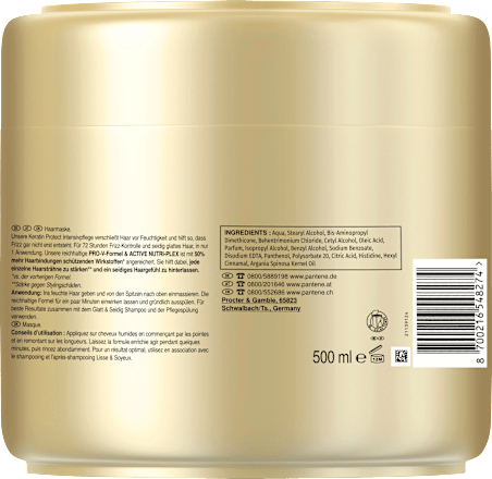 Keratin-Haarmaske Glatt & Seidig PANTENE PRO-V