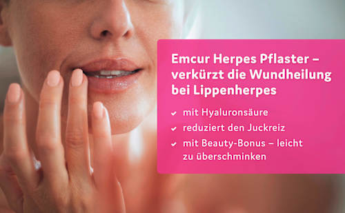 Lippenherpes Pflaster EMCUR