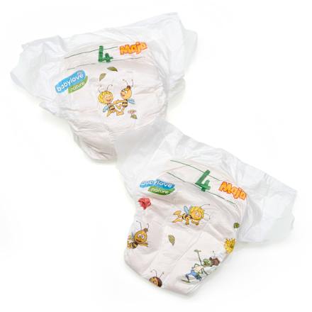 Pannolini ecologici misura 4 (8-14 kg) babylove nature