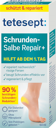 Fußcreme, Schrundensalbe Repair+ tetesept