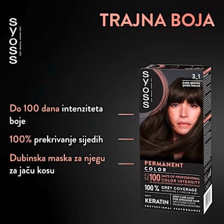 Boja za kosu – 4-8 čokoladno smeđa syoss