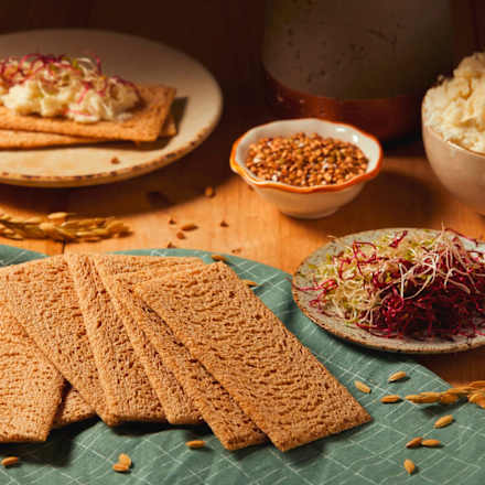 Brot, Knusper dunkel (21 Stück), glutenfrei Schär