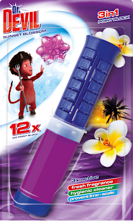 WC bodový blok 3 v 1 Sunset Blossom Dr.DEVIL