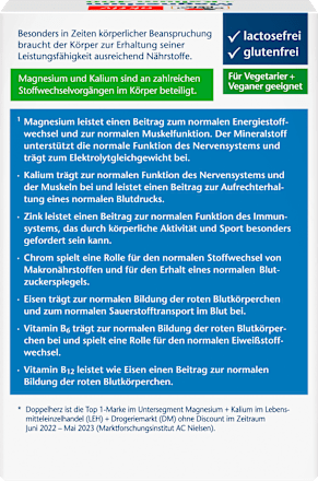 Magnesium 400 + Kalium 30 St. Doppelherz