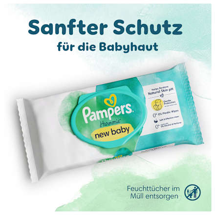 Feuchttücher Harmonie new baby Aloe vera (4x46 St) Pampers Harmonie